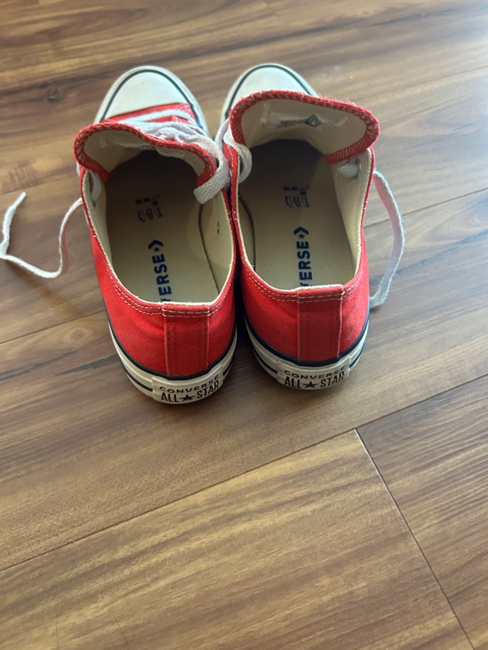 Converse Red All Star Low-Top Sneakers - Picture 2 of 6